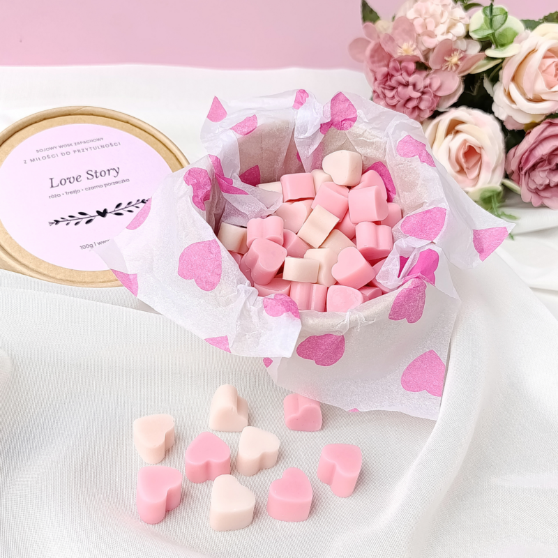 Wosk zapachowy Love Story 100g